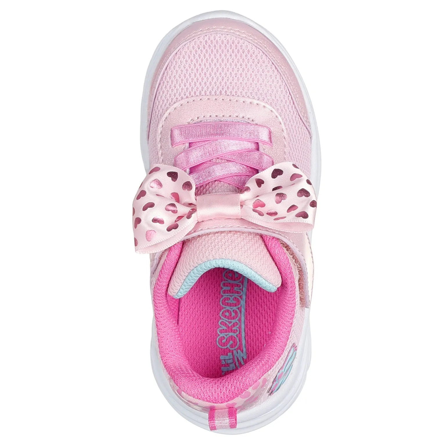 Girl's Skechers, Dreamy Dancer - Xtra Bow Sneaker - Toddler