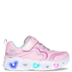 Girl's Skechers, Heart Lights - Retro Hearts Sneaker - Toddler