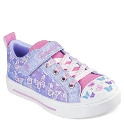 Girl's Skechers, Twinkle Toes: Twinkle Sparks - Ombre Flutter Sneaker - Little Kid