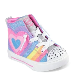 Girl's Skechers, Twinkle Toes: Twinkle Sparks - Heart Pop Sneaker - Toddler