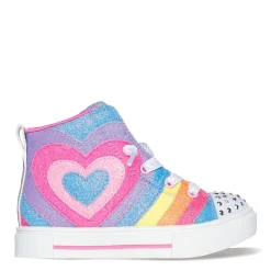 Girl's Skechers, Twinkle Toes: Twinkle Sparks - Heart Pop Sneaker - Toddler
