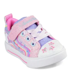 Girl's Skechers, Twinkle Toes: Twinkle Sparks - Whimsical Shimmer Sneaker - Toddler
