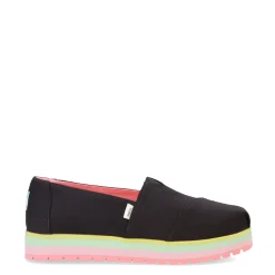 Girl's Toms, Alpargata Platform Slip-On - Little Kid & Big Kid
