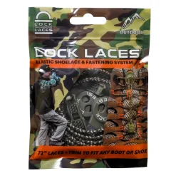 Lock Laces, Camo Boot No Tie Laces
