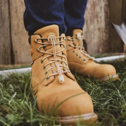 Lock Laces, Tan Boot No Tie Laces