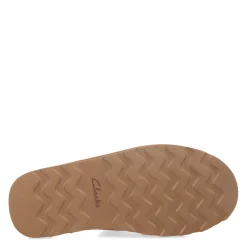 Men's Clarks, Leather Scuff Slipper