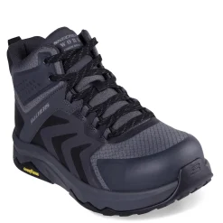 Men's Skechers Work, Speed-Flex Trekker High-Top Carbon Toe Work Sneaker - Wide Width