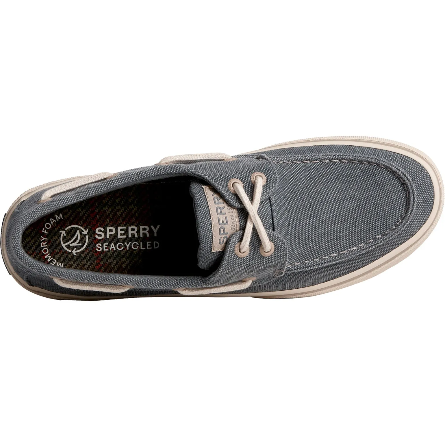 Men's Sperry, Halyard SeaCycled 2-Eye boat Shoe