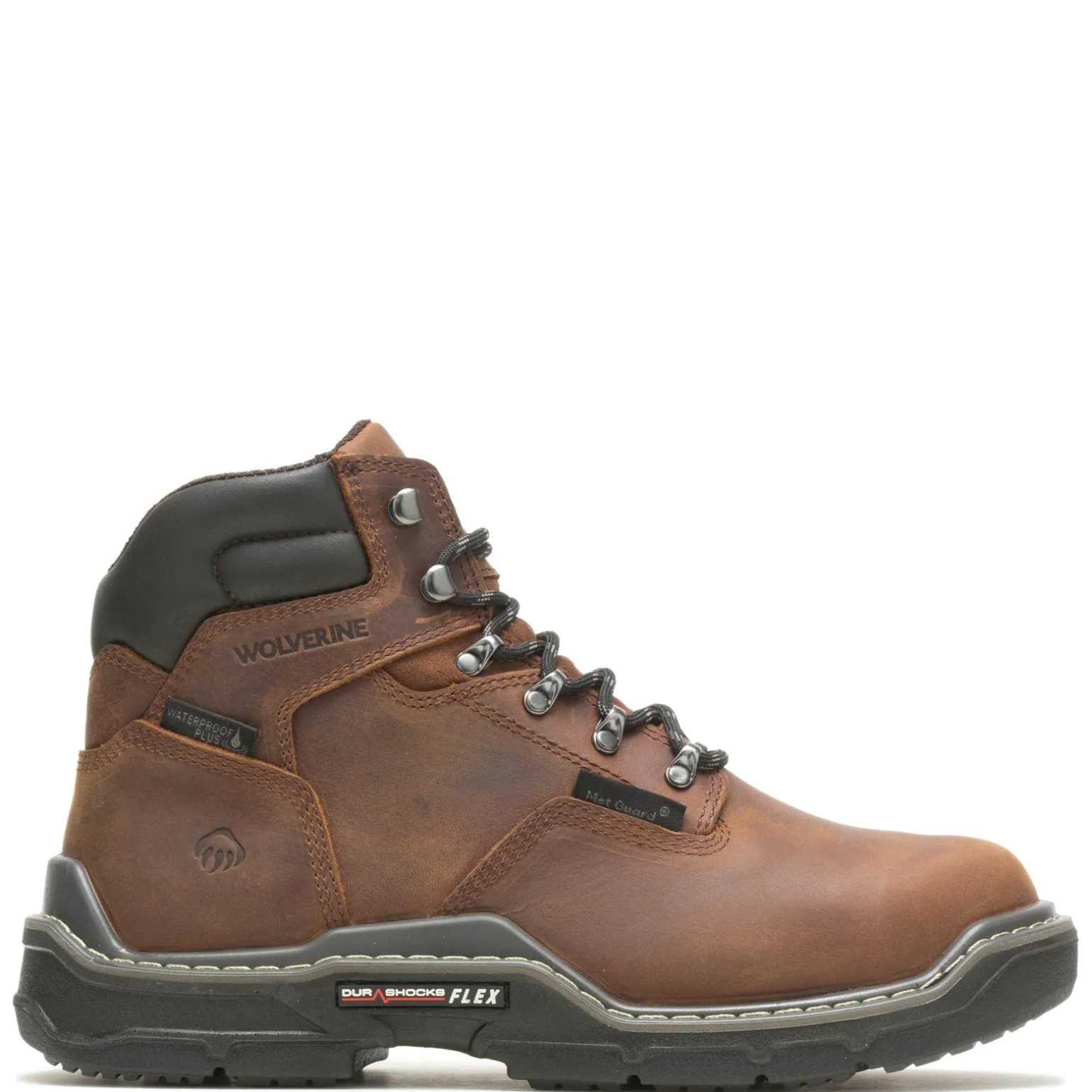 Men's Wolverine Boots, Raider Comp Toe Durashocks 6in WP Work Boot