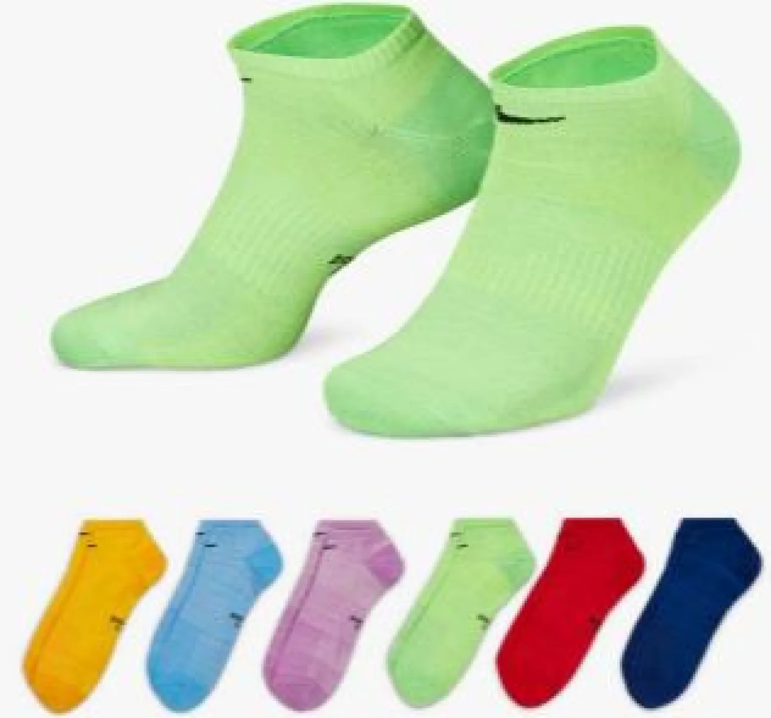Nike, Everyday Lightweight No Show Socks - 6 Pair