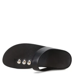 Women's FitFlop, Fino Mirror Dome Toe-Post Sandal