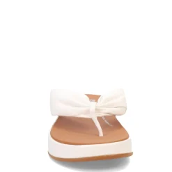 Women's FitFlop, F-Mode Leather-Twist Toe-Post Sandal