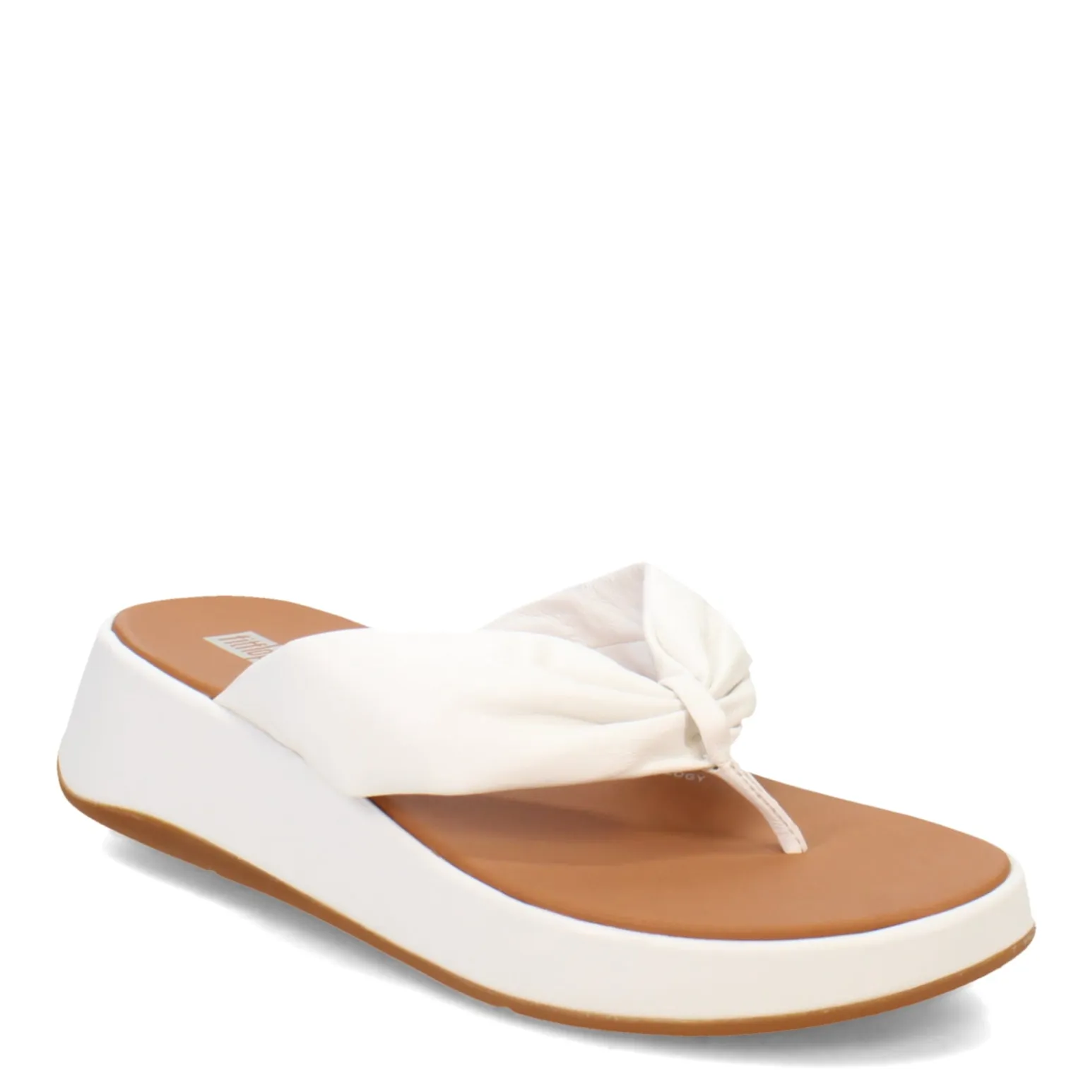 Women's FitFlop, F-Mode Leather-Twist Toe-Post Sandal