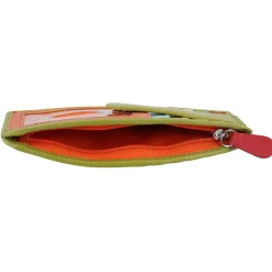 Women's ILI, Leather Credit Card Wallet