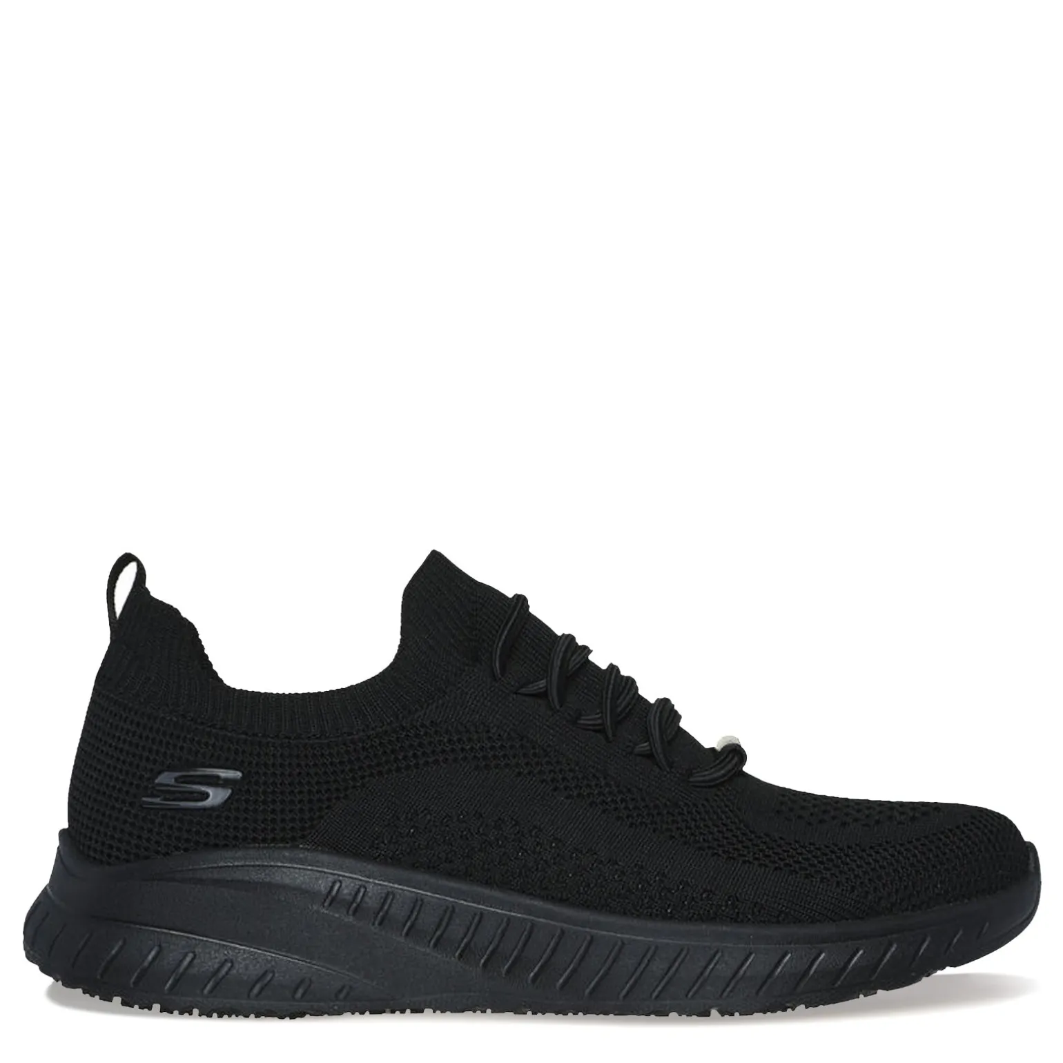 Women's Skechers Work, Relaxed Fit: BOBS Sport Squad Chaos Slip Resistant Sneaker - Wide Width