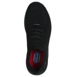 Women's Skechers Work, Relaxed Fit: BOBS Sport Squad Chaos Slip Resistant Sneaker - Wide Width