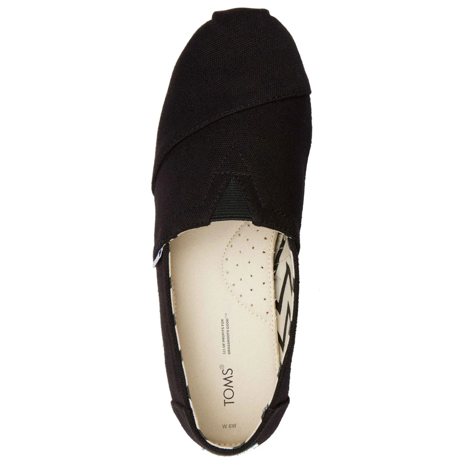 Women's Toms, Alpargata Recycled Slip-On - Wide Width